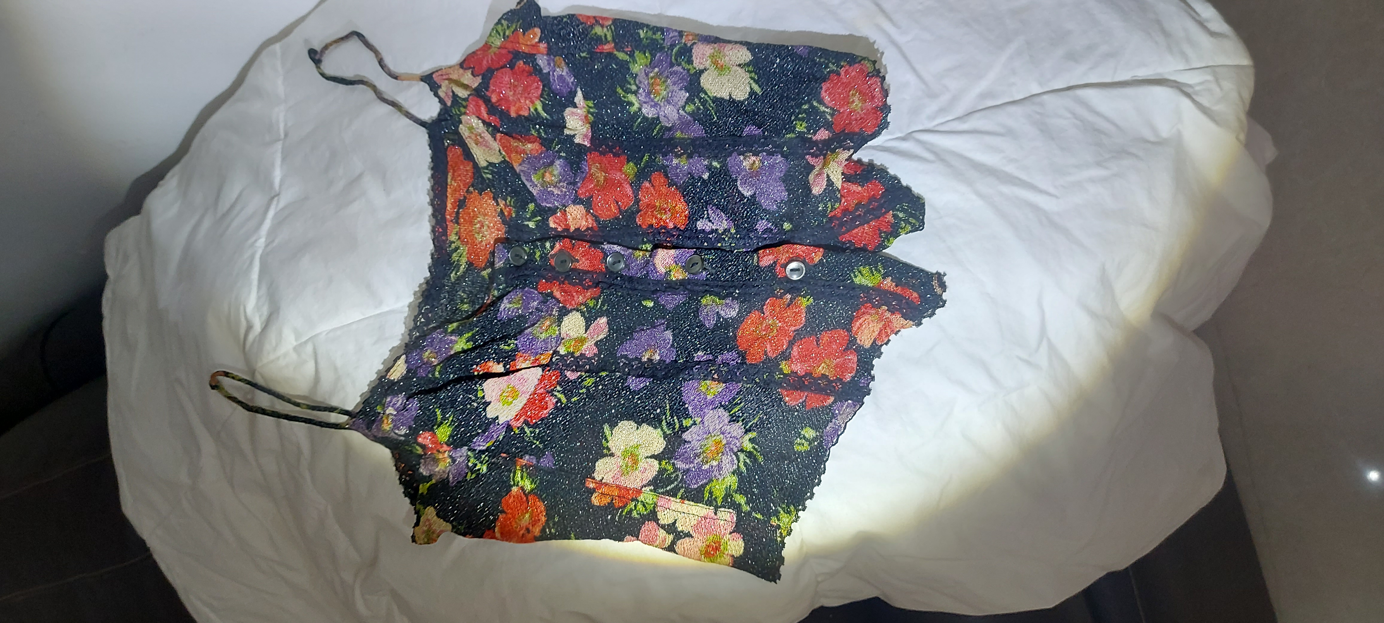 Top vintage año 1990, muy sugerente, talla S
