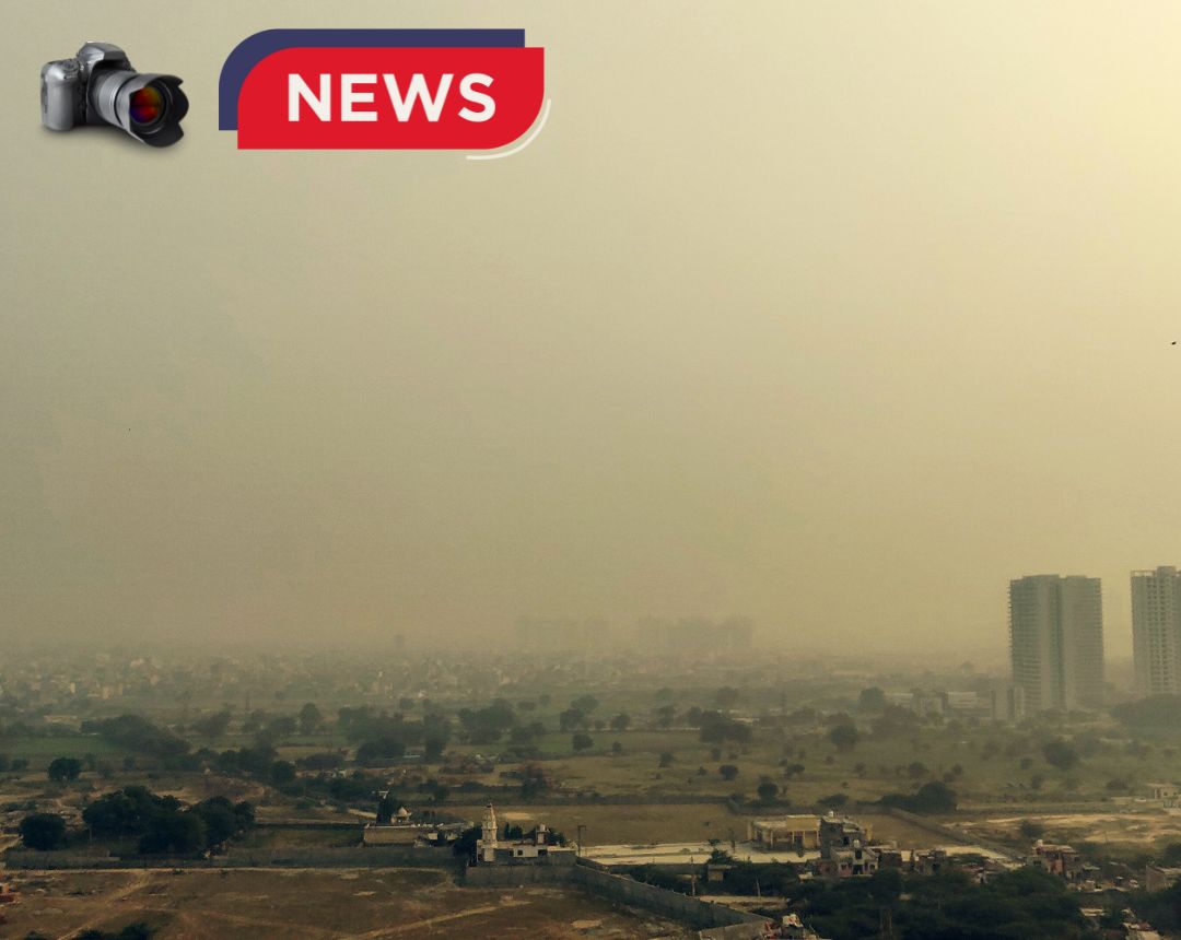 Foto de contaminación - Delhi y norte de India - PM2.5 elevado, quema agrícola y residuos.